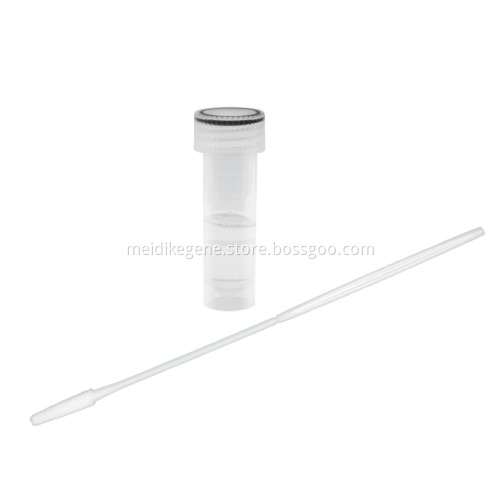 At Home HPV Test Kit with Nylon Flocked Cervical Swab and Cell Preservation Solution